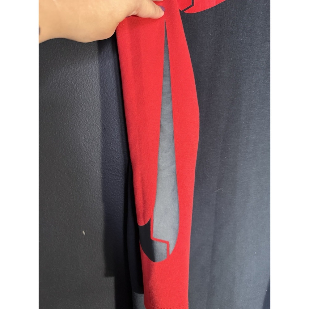 Nike Size Small Long Sleeve Dress. Black/Red Nike Air - Picture 6 of 9